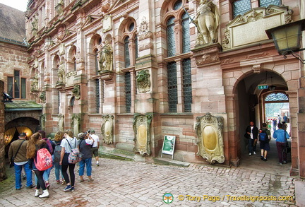 In front of the Frederick Building